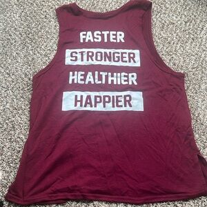 Workout motivational tank